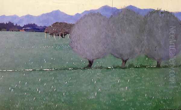 Autumn Crocuses Oil Painting by Felix Edouard Vallotton