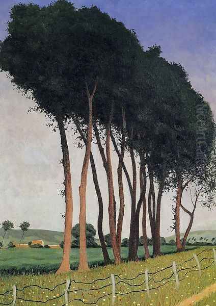 The Family of Trees Oil Painting by Felix Edouard Vallotton