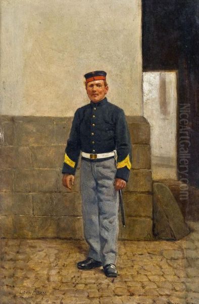 Soldat Oil Painting by Leon Abry