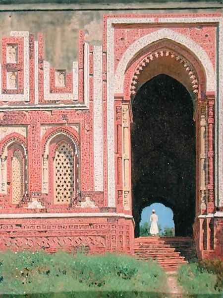 Gate Near Kutub-Minar, Old Delhi, 1875 Oil Painting by Vasili Vasilyevich Vereshchagin