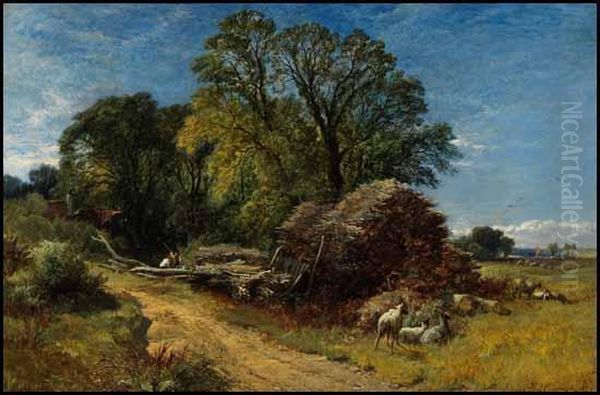 A Sketch From Nature Oil Painting by Henry John Boddington