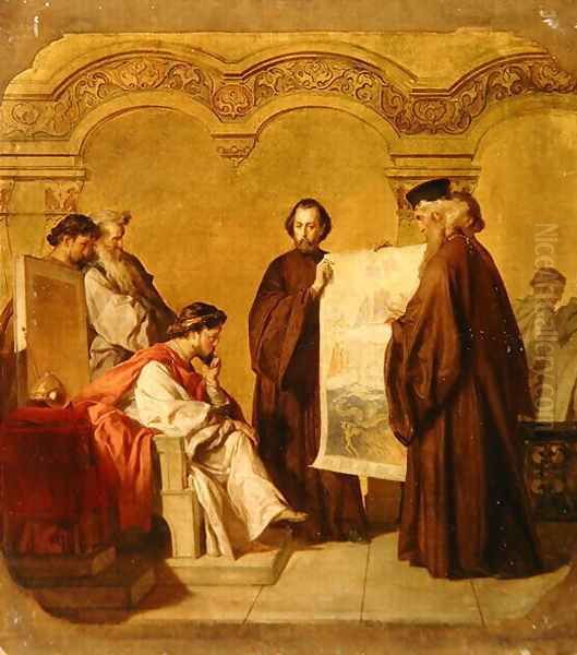 Grand Duke Vladmir (1847-1909) Receiving the Ambassadors Oil Painting by Vasili Vasilyevich Vereshchagin