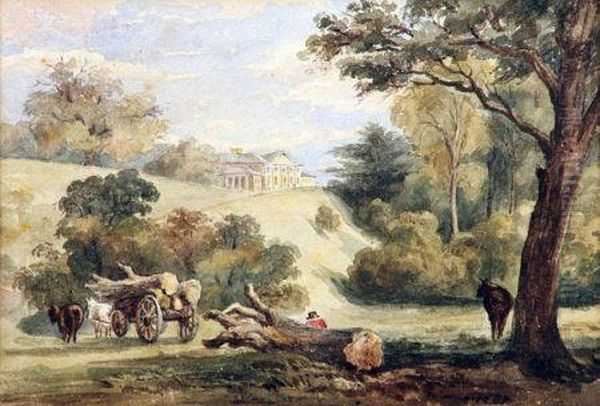 Shrubland From Diana Hill Oil Painting by Thomas Gainsborough