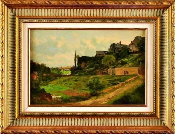 Les Vaux De Cernay Oil Painting by Louis Emile Dardoize