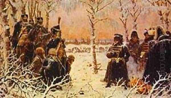 Cannon 1882 Oil Painting by Vasili Vasilyevich Vereshchagin