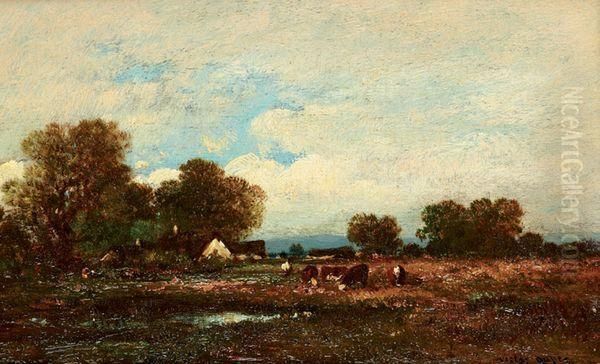 Paysage Oil Painting by Leon Victor Dupre