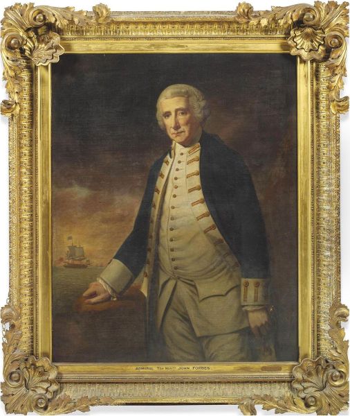 Portrait Of Admiral Of The Fleet The Hon Oil Painting by Nicholas Farrer