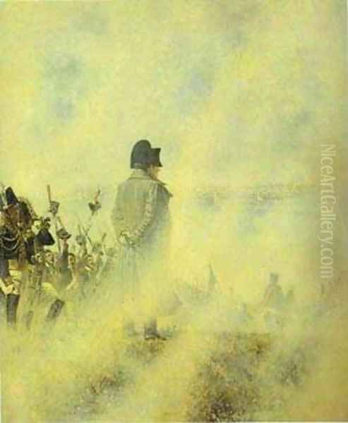 Napoleon Near Moscow Waiting For A Boyar Deputation 1891-1892 Oil Painting by Vasili Vasilyevich Vereshchagin