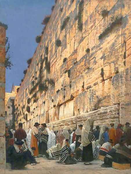 Solomon's Wall Oil Painting by Vasili Vasilyevich Vereshchagin