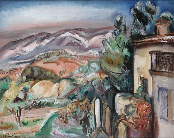 Paysage (toulon) Oil Painting by Emile-Othon Friesz