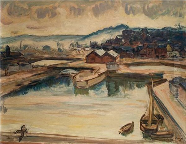 Honfleur Oil Painting by Emile-Othon Friesz