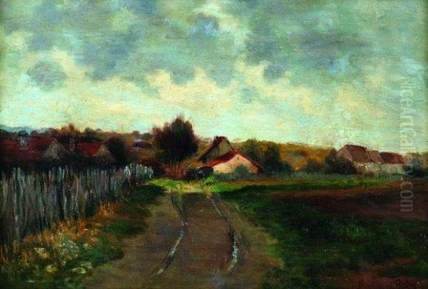 Paysage De Campagne Oil Painting by Francois Adolphe Grison