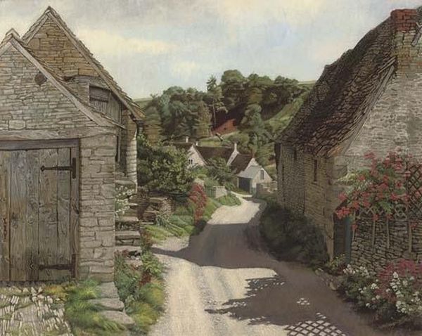 Cotswold Stones Oil Painting by Alan Gosset James