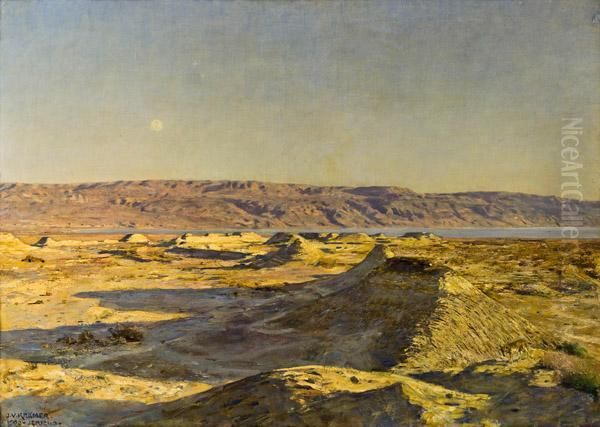 Jericho Oil Painting by Johann Viktor Kramer