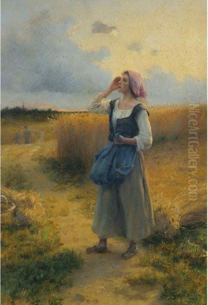 The Gleaner Oil Painting by Georges Laugee