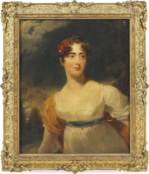 Portrait Of Lady Emily Harriet Wellesley-pole Oil Painting by Sir Thomas Lawrence