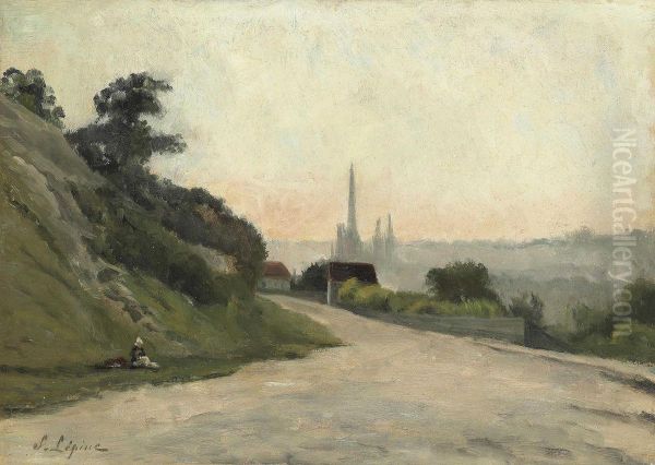 Vue Panoramique De Rouen Oil Painting by Stanislas Lepine