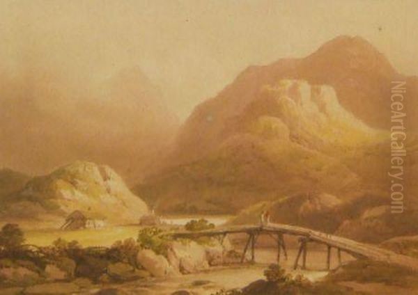 Ben Lomond Oil Painting by Nicholson, F.