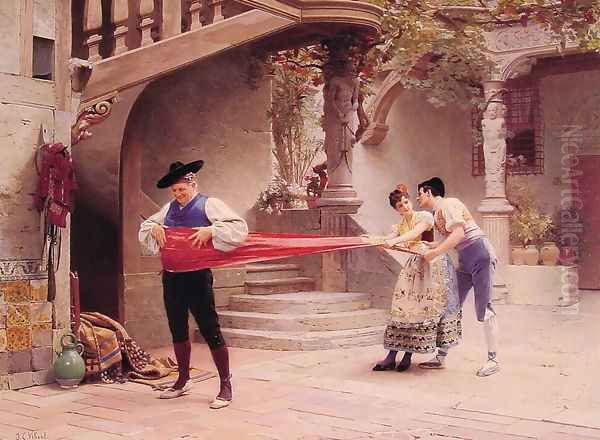 The Final Touch Oil Painting by Jehan Georges Vibert