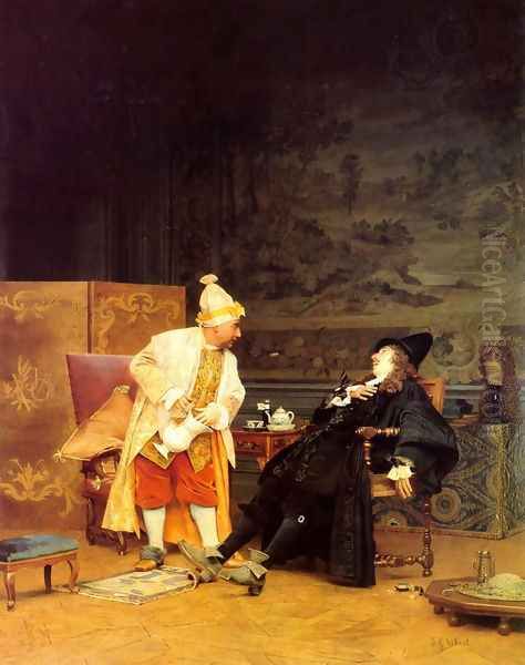 The Sick Doctor Oil Painting by Jehan Georges Vibert