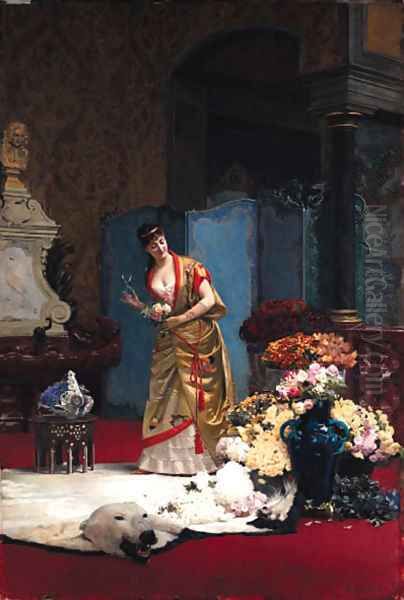 Untitled Oil Painting by Jehan Georges Vibert