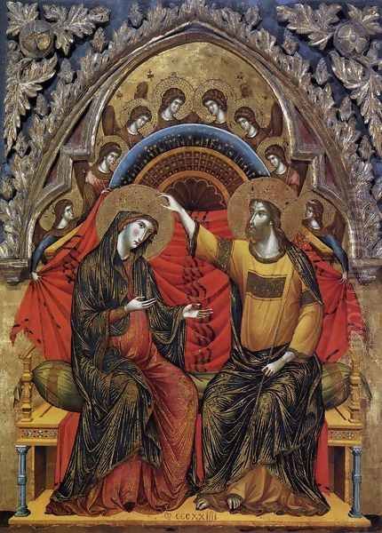 Coronation of the Virgin 1324 Oil Painting by Paolo Veneziano