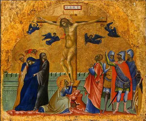 The Crucifixion c. 1340 Oil Painting by Paolo Veneziano