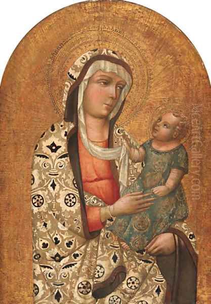 The Madonna and Child Oil Painting by Paolo Veneziano