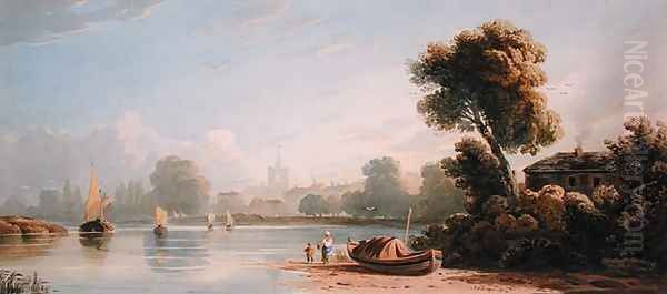 Chiswick, 1814 Oil Painting by John Varley