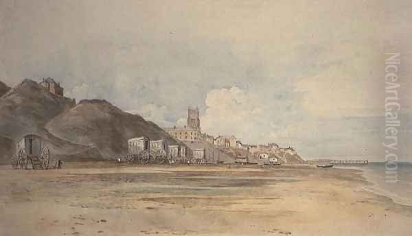 The Beach at Cromer, Norfolk Oil Painting by John Varley