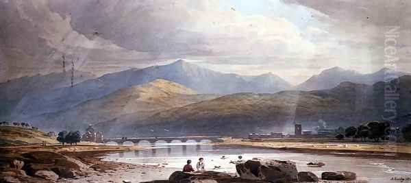 Dolgellau, 1811 Oil Painting by John Varley