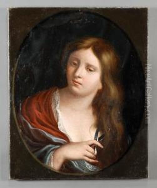 Santa Maria Maddalena Oil Painting by Benedetto Gennari