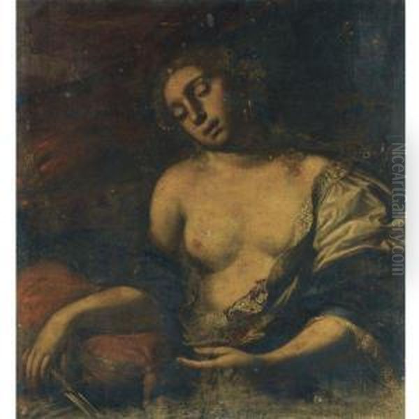 Lucretia Oil Painting by Benedetto Gennari