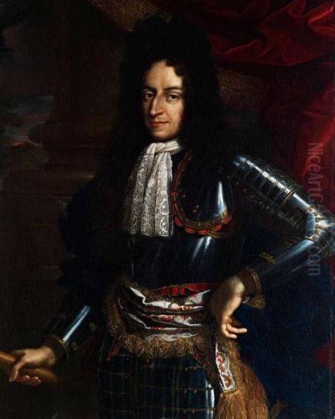 Portrait Des Kunftigen Konigs 
Wilhelm Iii. Von England, Noch Als Statthalter Der Niederlande 
Ol Oil Painting by Benedetto Gennari