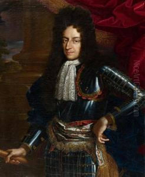 Portrait Of The Future King William Iii Of Greatbritain.1674/1677. Oil Painting by Benedetto Gennari