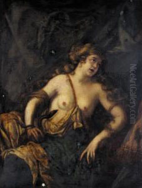 Cleopatra Oil Painting by Benedetto Gennari