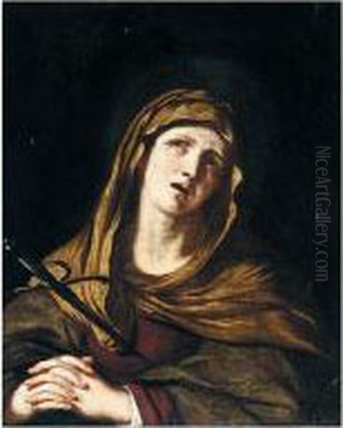 Mater Dolorosa Oil Painting by Benedetto Gennari