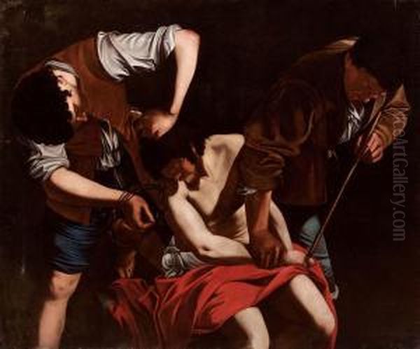 L'incoronazione Di Spine Oil Painting by Orazio Gentileschi