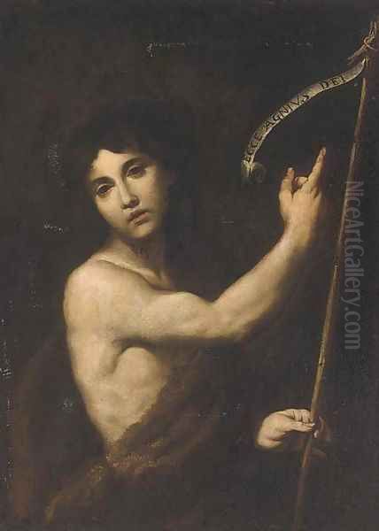 Saint John the Baptist Oil Painting by Andrea Vaccaro