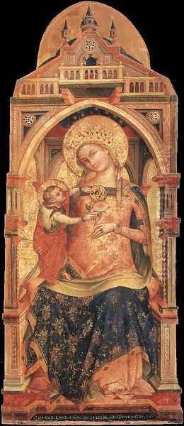 Madonna and Child 1372 Oil Painting by Lorenzo Veneziano