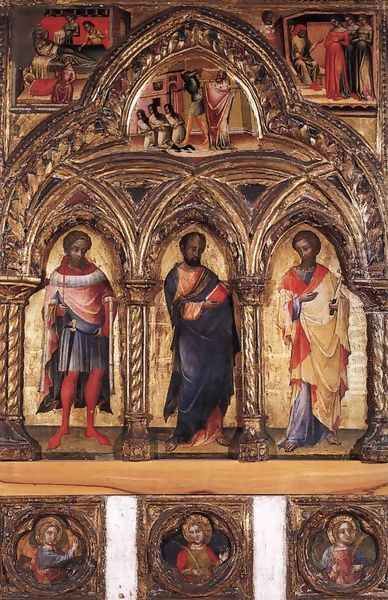 Polyptych, 1360s Oil Painting by Lorenzo Veneziano