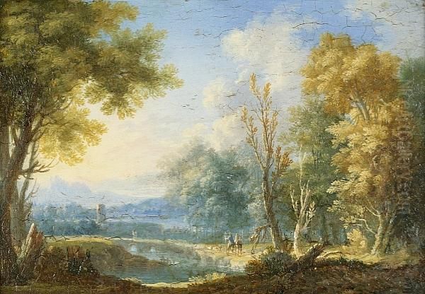 Landscapes: Two Oil Painting by Norbert Joseph Carl Grund