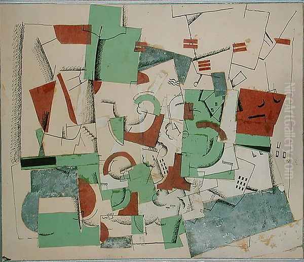 Composition, c.1920 Oil Painting by Georges Valmier