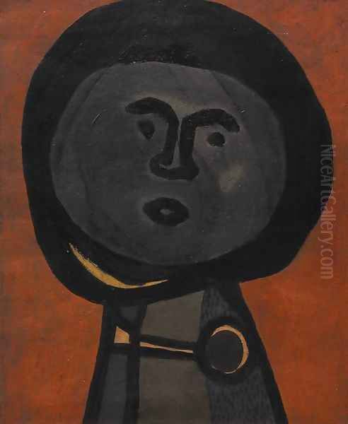 Melon Head 1936 Oil Painting by Lajos Vajda