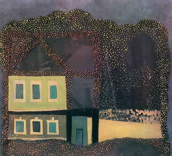 Spotty House 1936 Oil Painting by Lajos Vajda