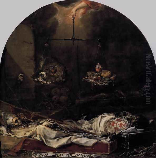 Finis Gloriae Mundi 1670-72 Oil Painting by Juan De Valdes Leal