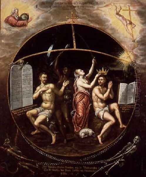 An Allegory of the Day of Judgement Oil Painting by Maarten de Vos