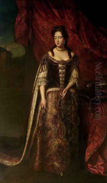 Mary II Oil Painting by Jan van der Vaart