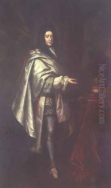 William III Oil Painting by Jan van der Vaart