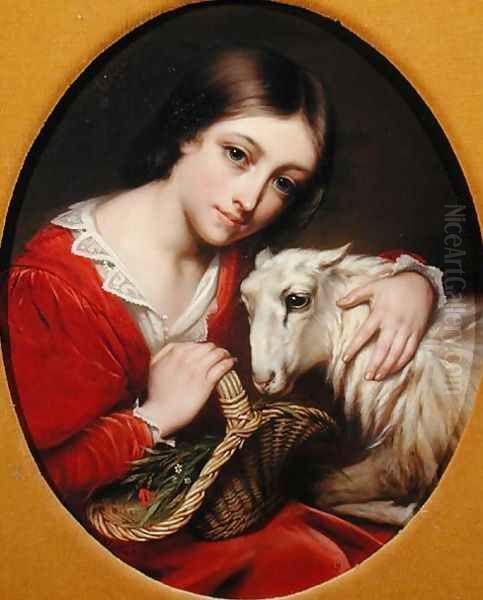 White, 1846 Oil Painting by Charles Verlat